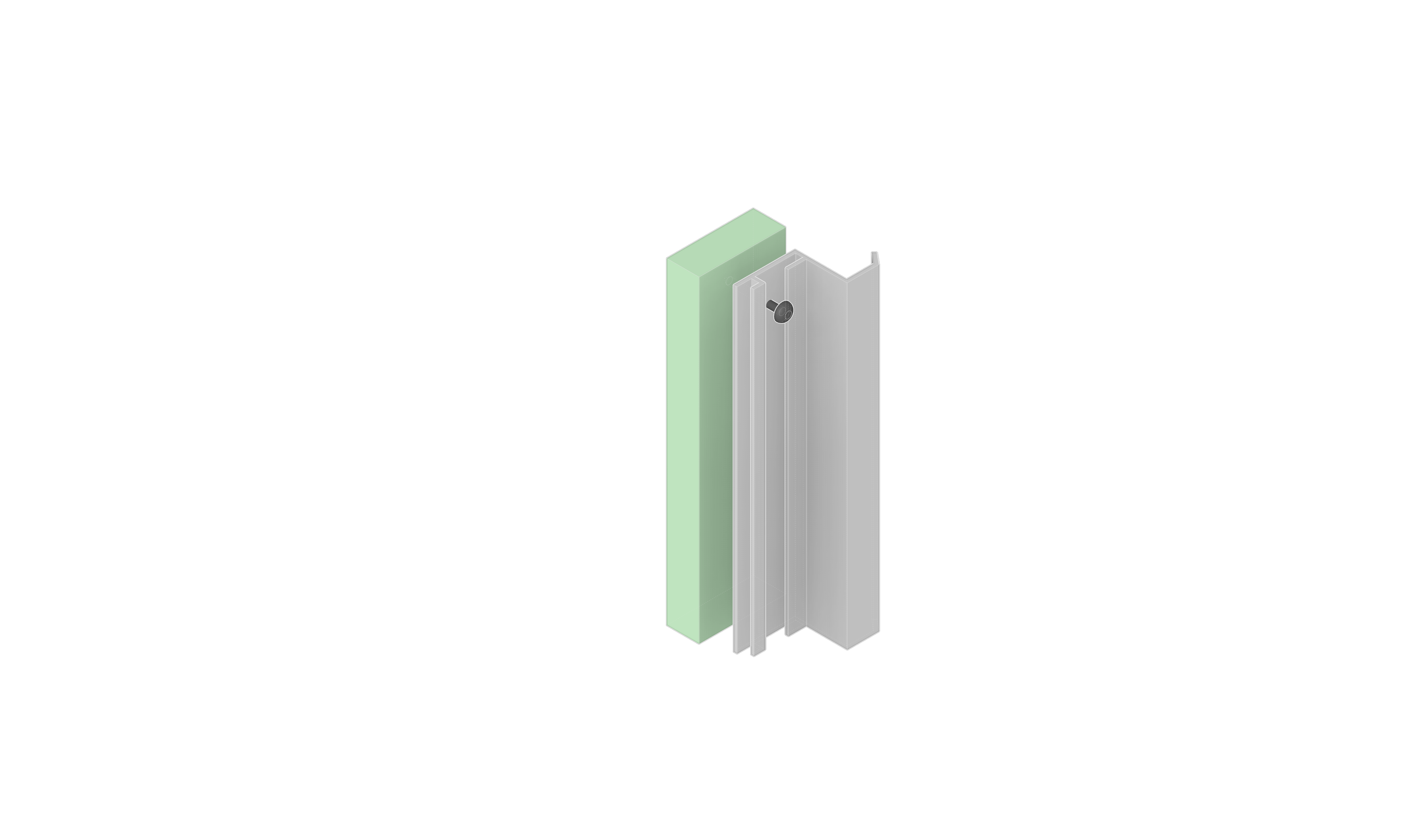 Enclosure anchoring clip layer one
