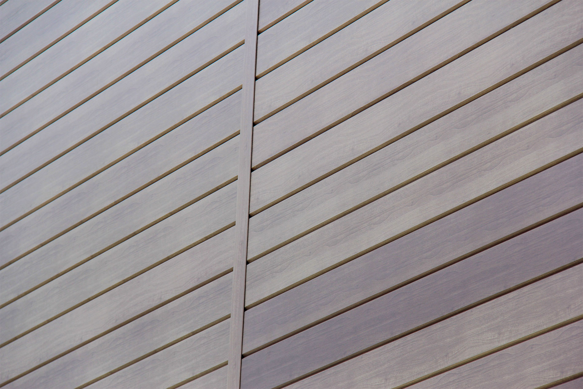 Aliclad MAX weatherboard profile on modern facade