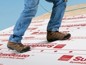 Sureguard synthetic ice barrier close-up