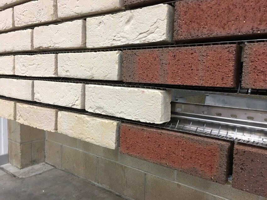Barracuda brick slip facade project one