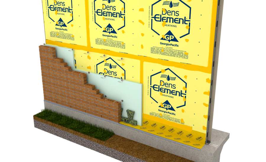 DensElement Barrier brick assembly detail