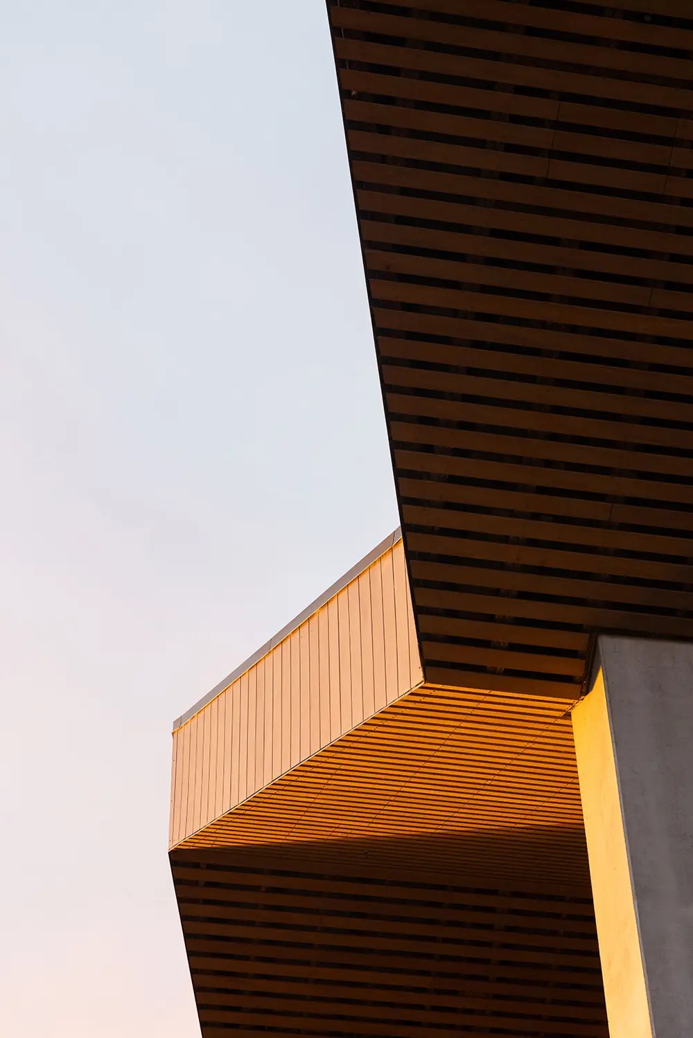 InnoClad timber-look cladding on contemporary home