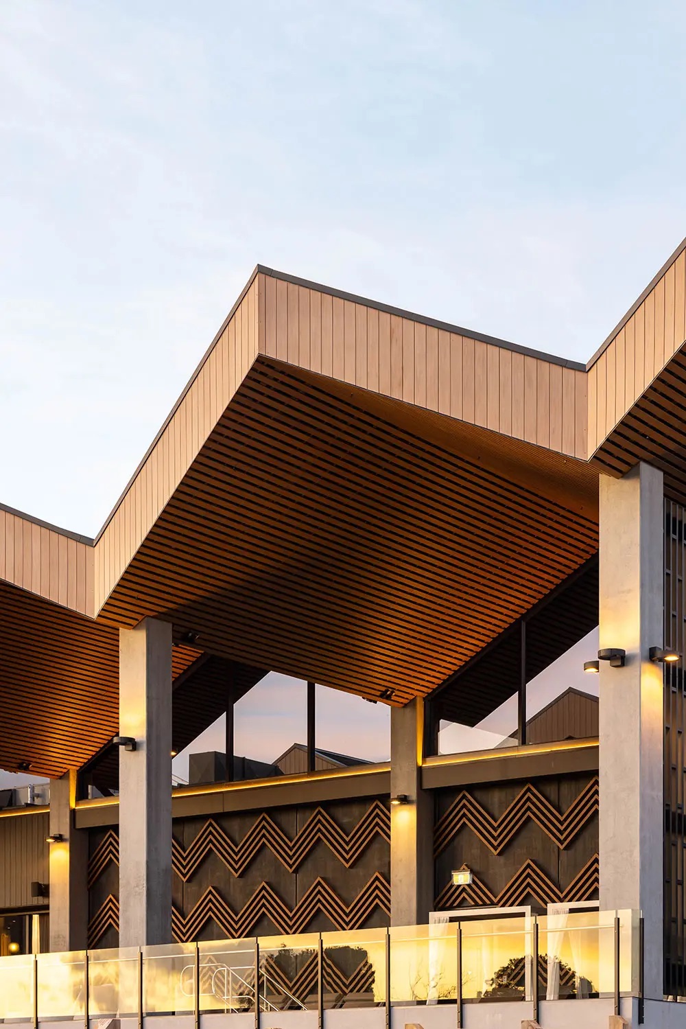 InnoClad installed on mixed-use building exterior