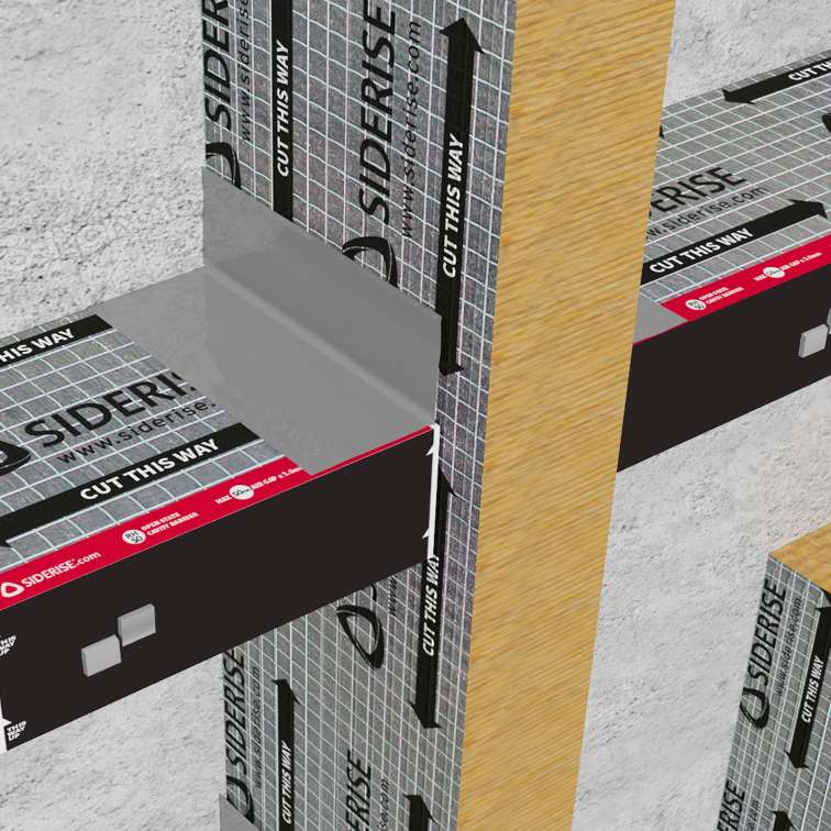 SIDERISE RV vertical cavity barrier installation