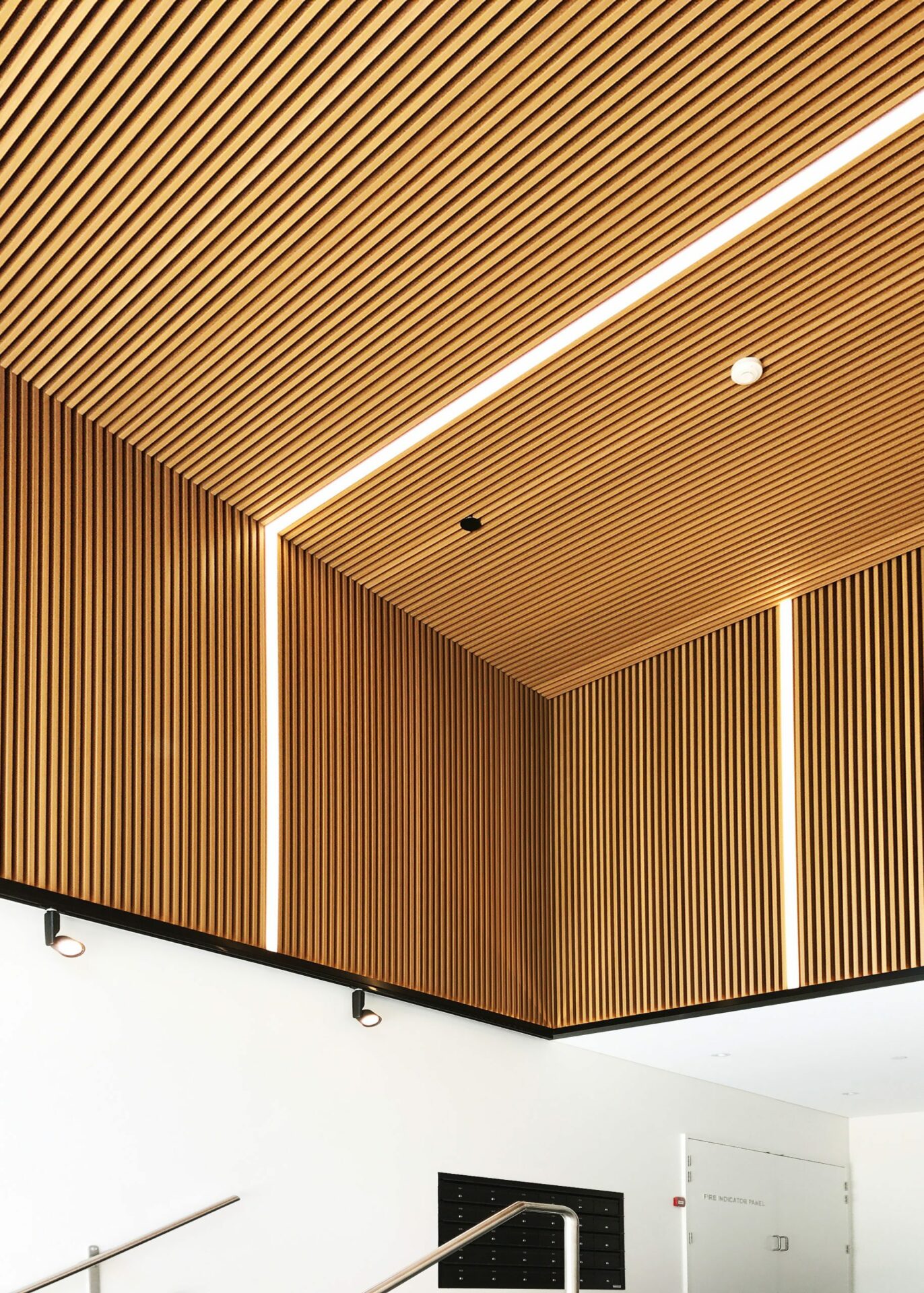Innowood ceiling lining installation
